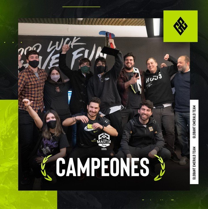 Globant Emerald Team, último campeón de la Liga Master Flow 2021 de League of Legends.