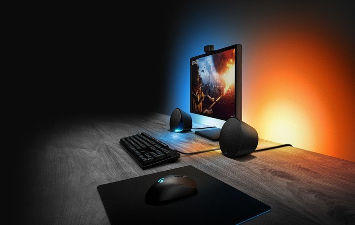 Sistema de iluminación LIGHTSYNC de Logitech.