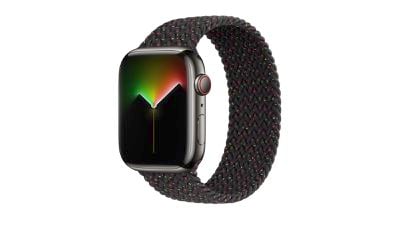 apple watch negro unidad trenzado solo loop