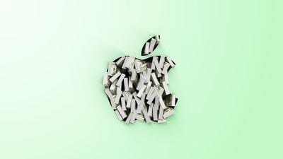 Característica de efectivo del logotipo de Apple Menta