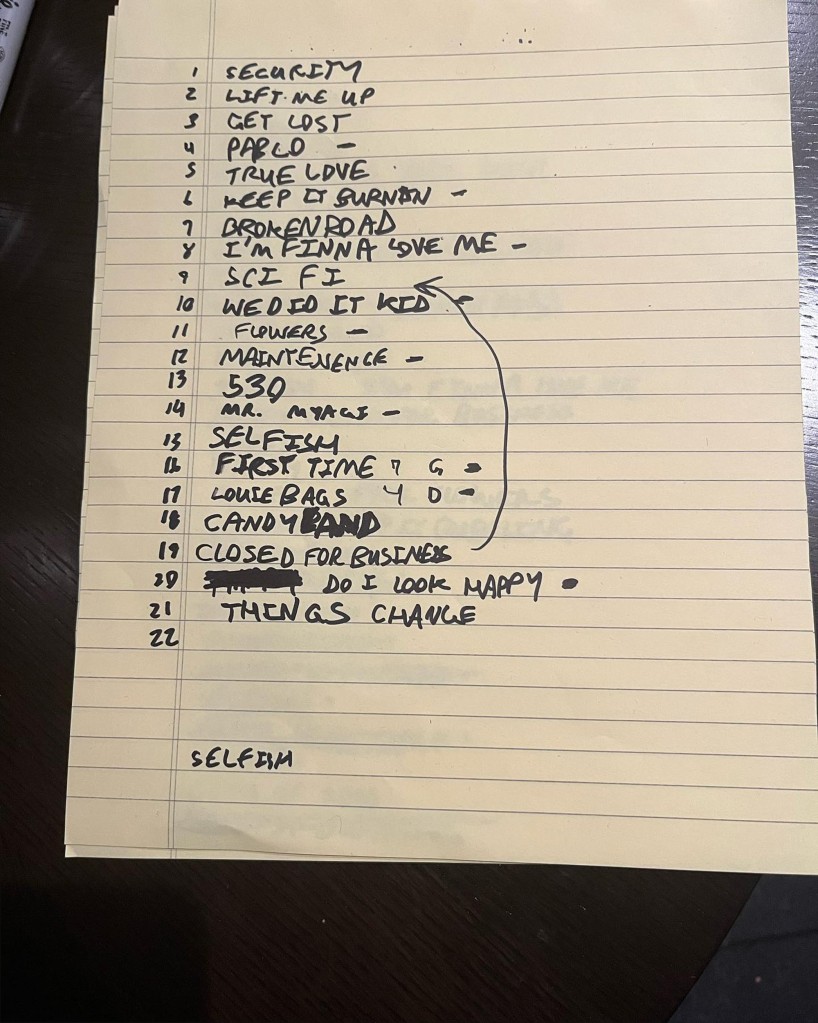 Lista de canciones de Donda 2