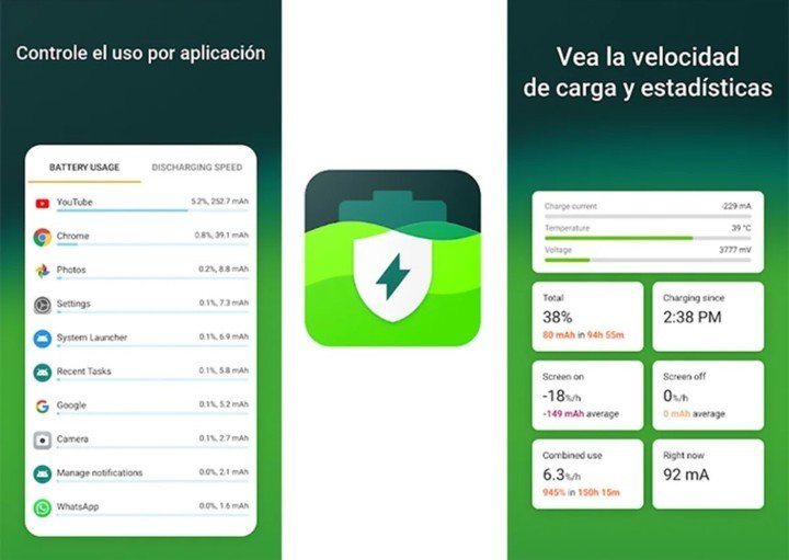 Battery Manager (Saver) se destaca entre los administradores de batería.