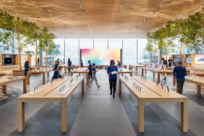 Vista previa del interior de Apple Al Maryah Island