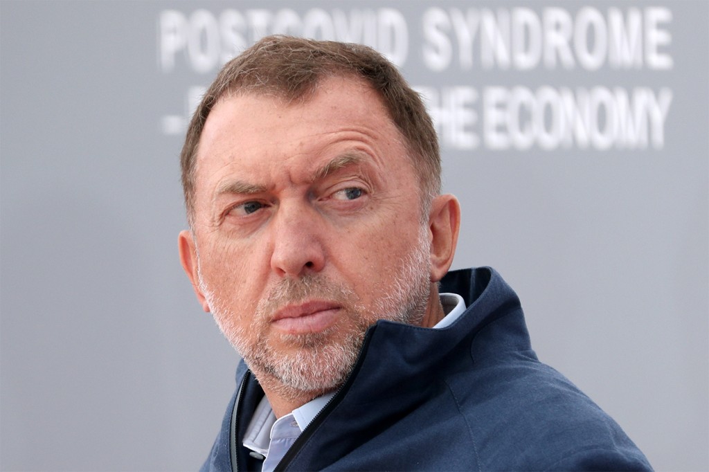 Russian oligarch Oleg Deripaska has been barred from entering the US as part of sanctions against him.