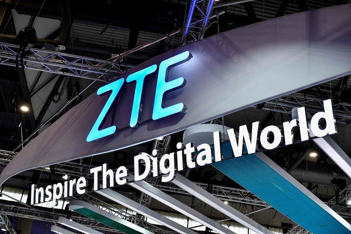 ZTE, uno de los presentes en el MWC.  Foto AFP