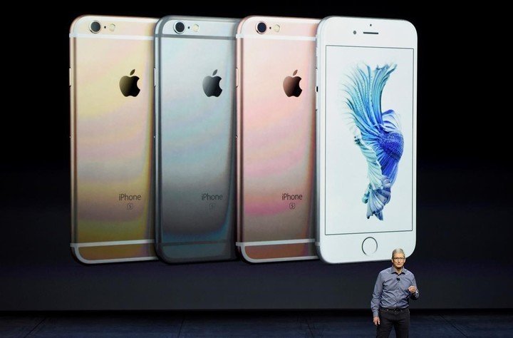 El iPhone 6S.  Foto: Bloomberg