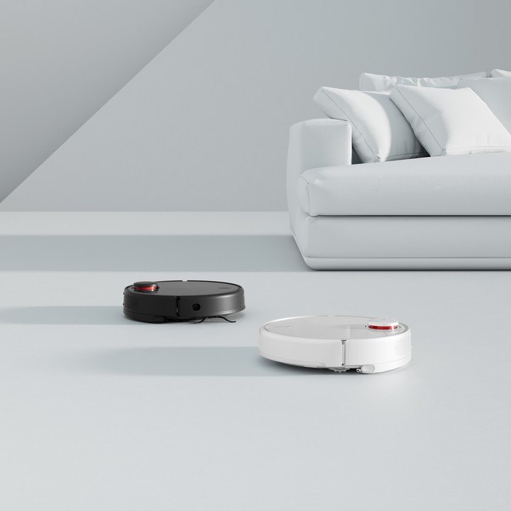 Las aspiradoras robot Vacuum-Mop 2 Pro de Xiaomi viene en colores blanco y negro.