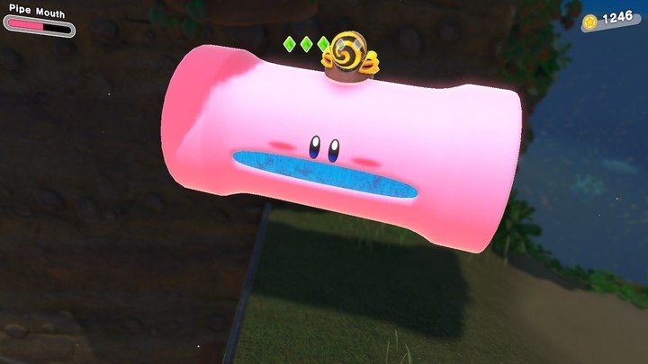 Kirby y la tierra olvidada.  Foto: Captura en Nintendo Switch