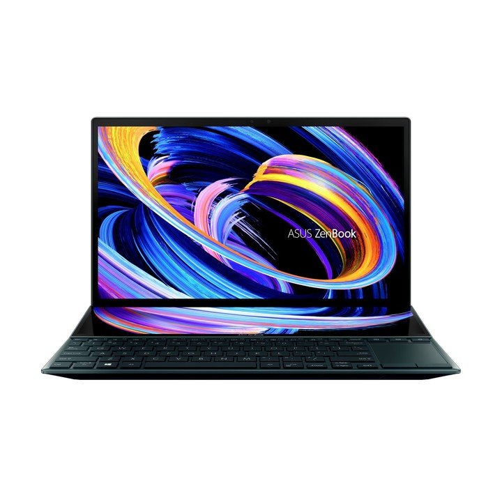 ASUS ZenBook Duo 14. Viene con una segunda pantalla táctil para una mayor interacción.  Desde $300,000.