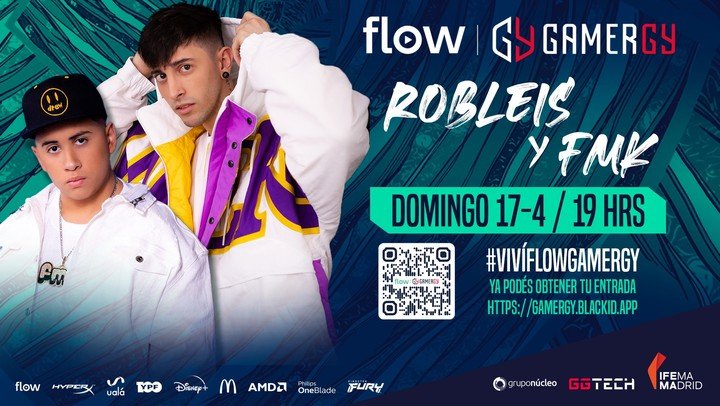 Robleis y FMK también formarán parte del Flow Gamergy.