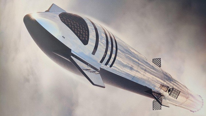 Starship, el nuevo cohete desarrollado por SpaceX.