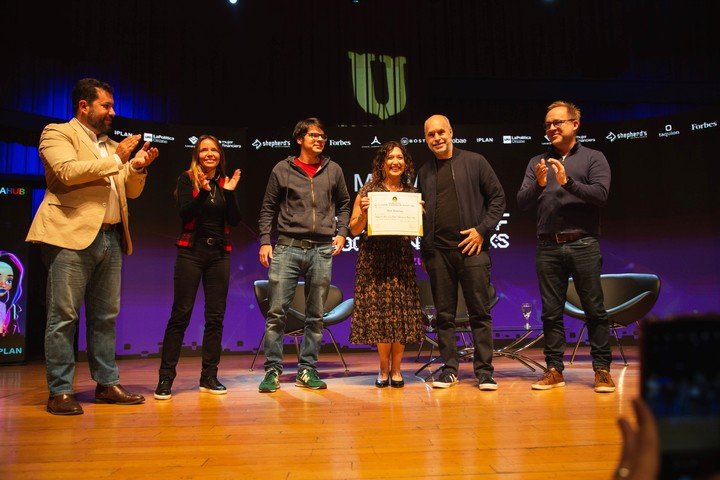 El jefe de Gobierno de la Ciudad de Buenos Aires, Horacio Rodríguez Larreta, estuvo presente en la conferencia dictada por Randi Zuckerberg.