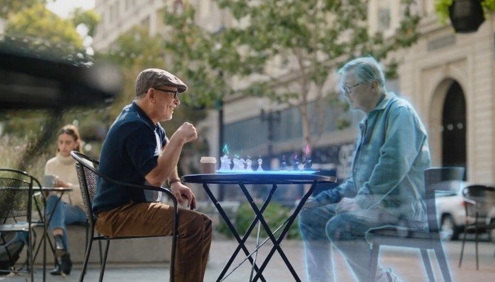 La presencia virtual también puede ser parte de la realidad.  Facebook de la foto