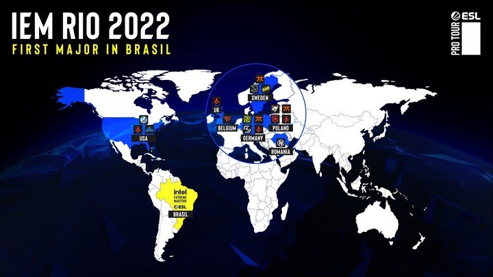 IEM Rio de Janeiro 2022 promete reunir a los 24 mejores equipos de Counter-Strike del mundo.