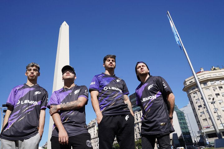 9z Team, el equipo de esports que se clasificó para el torneo mundial de Counter Strike.  Foto: Maxi Failla