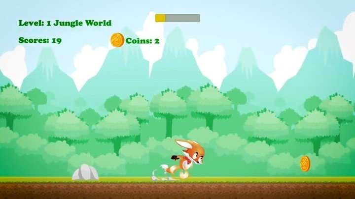 Foxy Endless Runner, uno de los juegos desarrollados por el pequeño estudio de Carlos Sánchez.  Foto: Google Play.