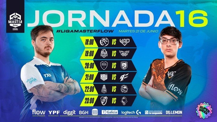 Liga Master Flow anunció su Súper Semana cargada de partidos.