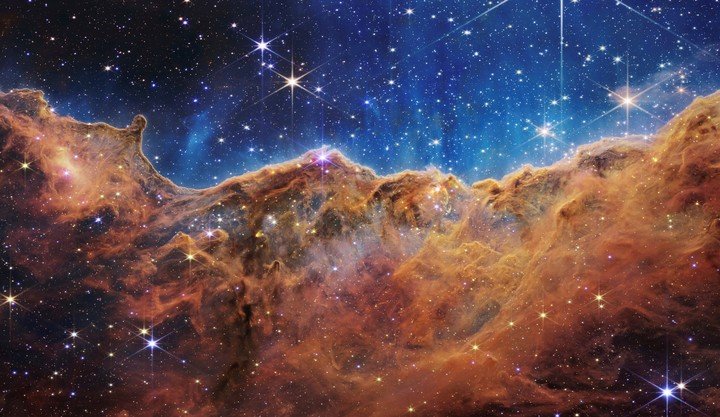 A "guardería estrella" en la Nebulosa de Carina.  Foto: AP