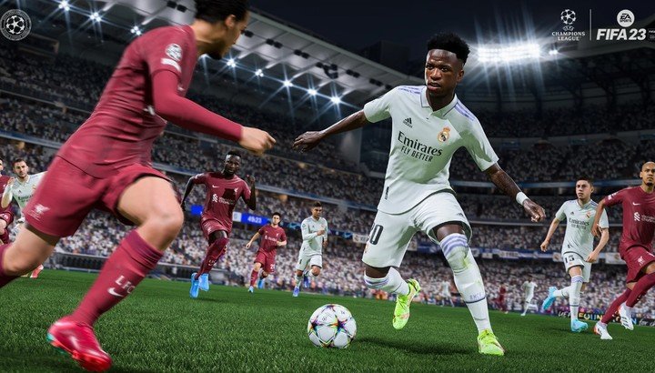 Vinicius, la estrella brasileña del Real Madrid en FIFA 23.