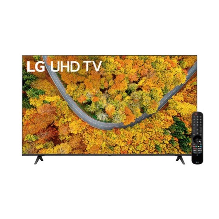 LG UHD LED ThinQ 43”.  Ideal para ver películas.  Procesador inteligente.  Tres HDMI y dos UDSB.  Controlador mágico.  $96,999.