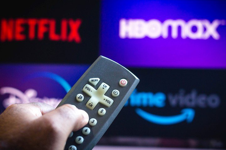 plataformas de transmisión.  Netflix, HBO Max, Amazon Prime, Disney+.  Foto: Shutterstock