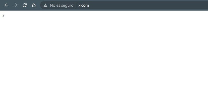 Este es el aspecto actual del sitio X.com.