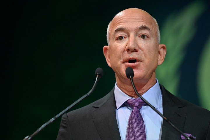 Jeff Bezos, CEO de Amazon, y una disputa con el Gobierno.  Foto de Reuters