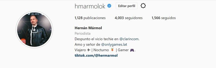 La versión de Instagram para Google Chrome aún no tiene la capacidad de cargar Historias.  Foto: captura.