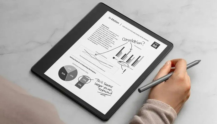 Kindle Scribe, el nuevo lector electrónico de Amazon.  Amazon foto