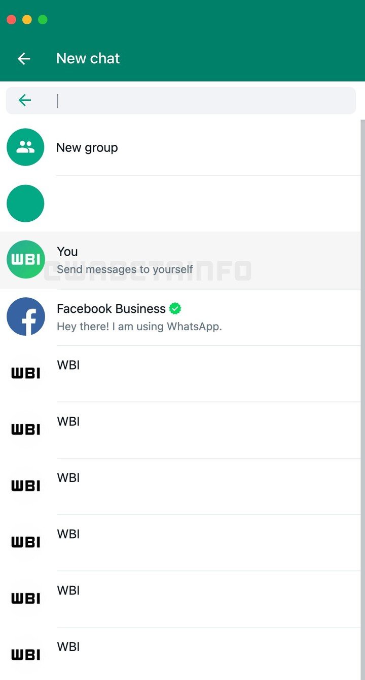WhatsApp comenzará a implementar sus propios chats.  Foto: captura de WABetainfo.