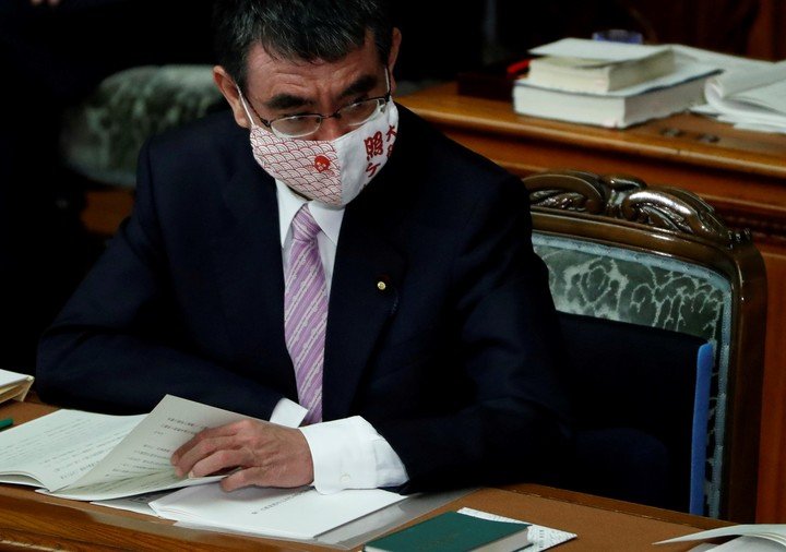 Taro Kono, Ministro de Asuntos Digitales de Japón.  (Foto: Reuters)