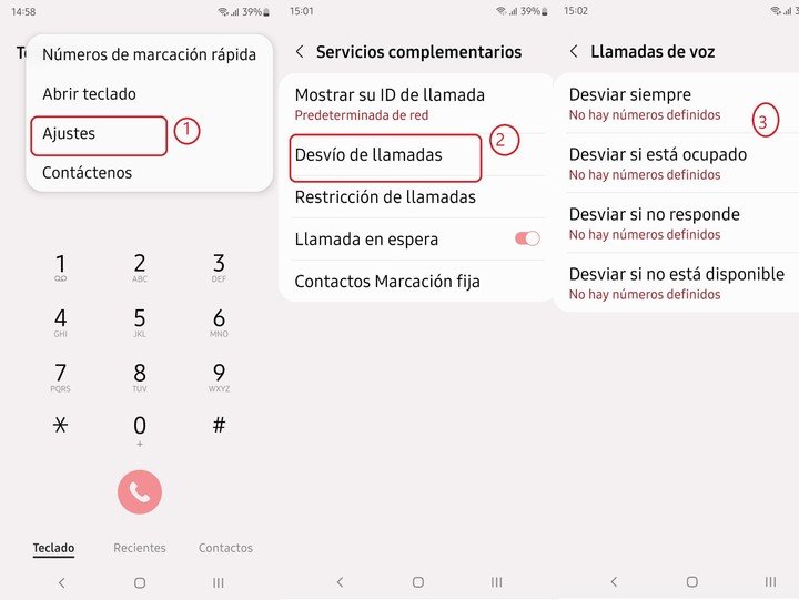 Cómo acceder a la configuración manual.