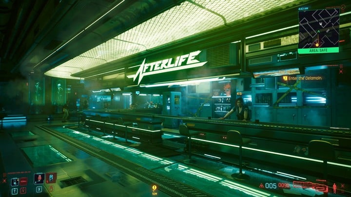 Cyberpunk 2077, uno de los juegos más demandantes, saca provecho de la placa. Foto: captura de PC