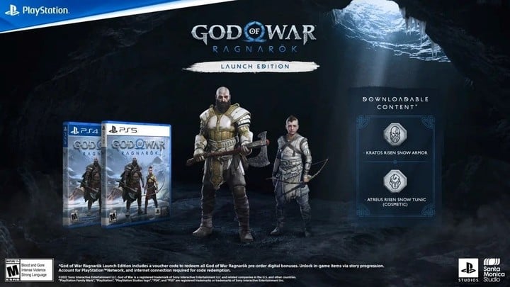 Las ediciones más baratas de God of War solo vienen con el juego y un par de armaduras extra.  Foto: PlayStation.