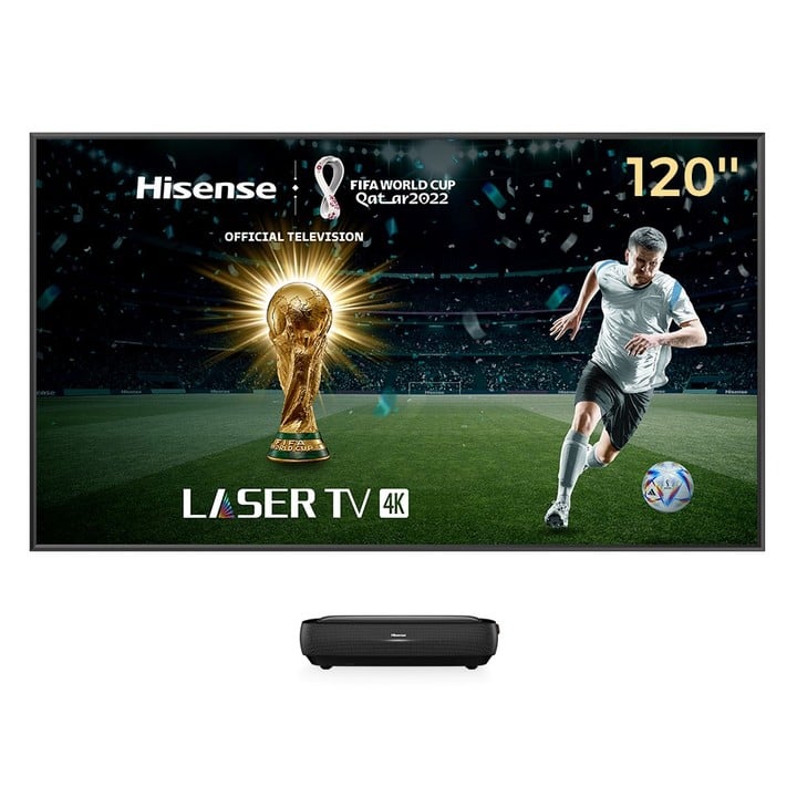 El proyector Hisense Laser TV 4K tiene dos 100