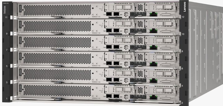 Él "bastidores" donde se acumula la potencia informática.  foto HPC