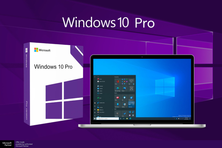 Gráfico promocional para Windows 10 Pro.