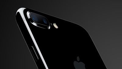 Característica del iPhone 7 Plus en negro azabache