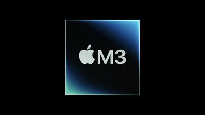 Diapositiva del evento de Apple con chip M3