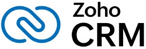 Logotipo de Zoho CRM.