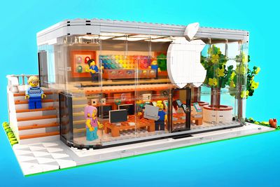 exterior de la tienda lego apple