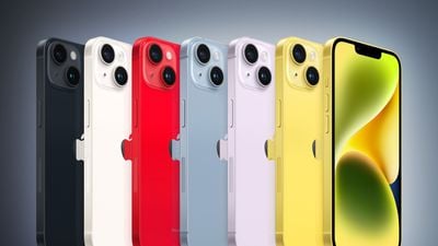 Función de línea de colores del Apple iPhone 14