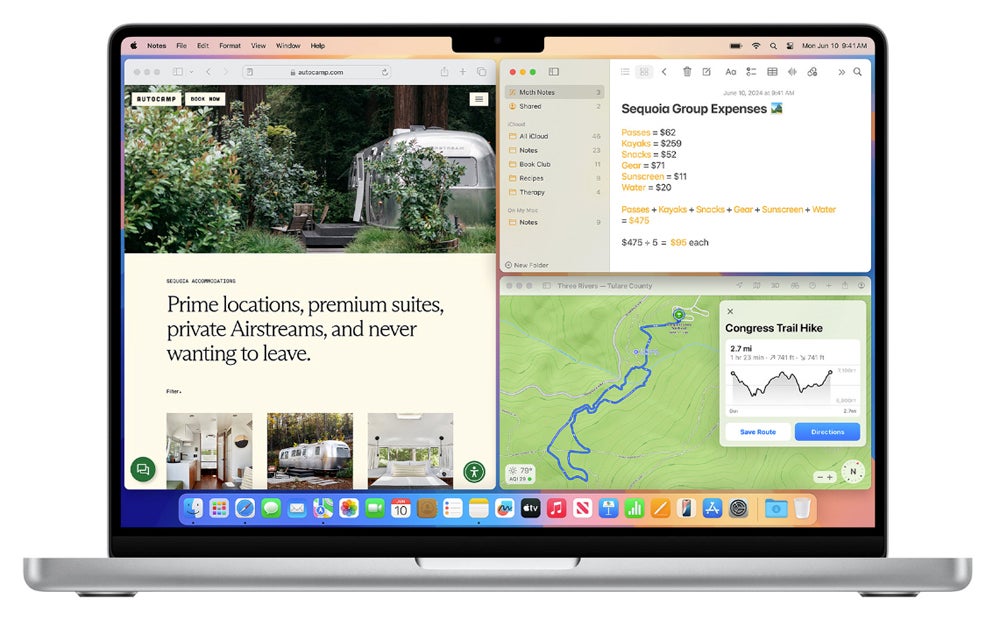 macOS 15 organizará varias ventanas para maximizar su visibilidad.