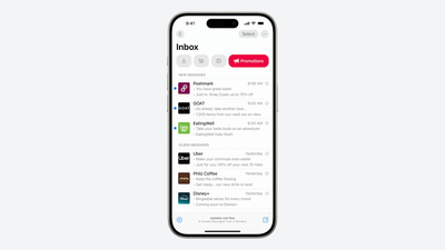 Categorización de correo de iOS 18