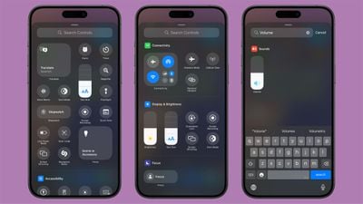 galería del centro de control de ios 18