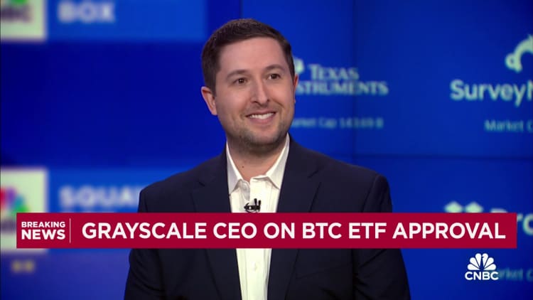 Vea la entrevista completa de CNBC con el director ejecutivo de Grayscale, Michael Sonnenshein