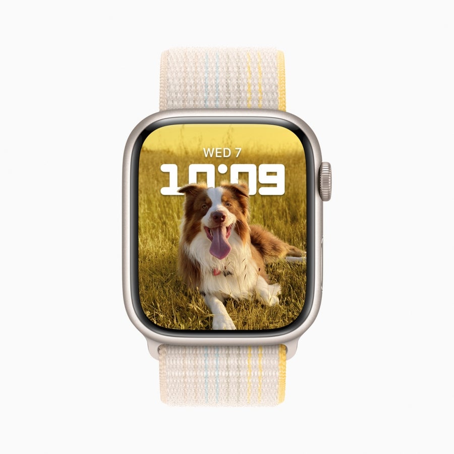 Portrait Apple Watch face.