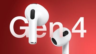 Característica de los AirPods de cuarta generación en rojo