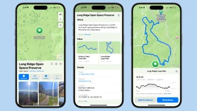 ios 18 mapas caminatas