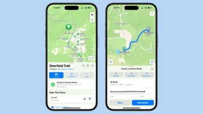 ruta personalizada de mapas de ios 18